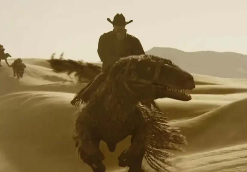 Dinosaurs of the Wild West Official Teaser Reveals an Epic World Where Cowboys Ride Dinosaurs