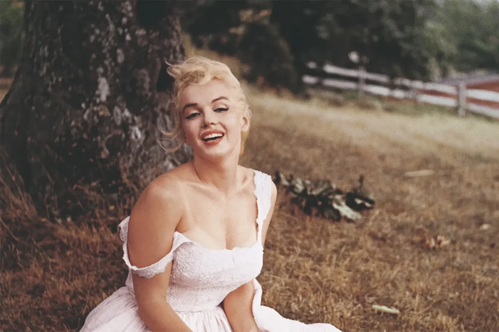 Marilyn Monroe representing classic Hollywood beauty and glamour