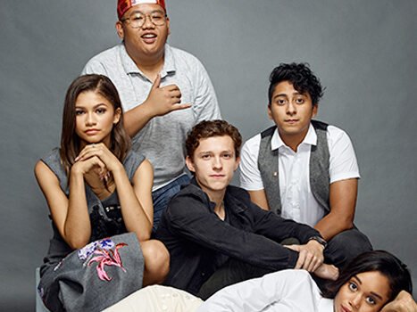 Spider-Man Brand New Day cast featuring Tom Holland Zendaya Sadie Sink and Jon Bernthal