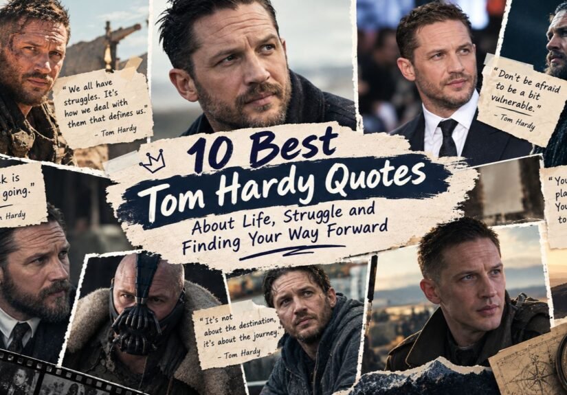 10 Best Tom Hardy Quotes About Life, Struggle and Finding Your Way Forward