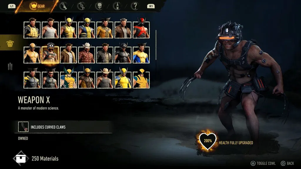 Weapon X Suit