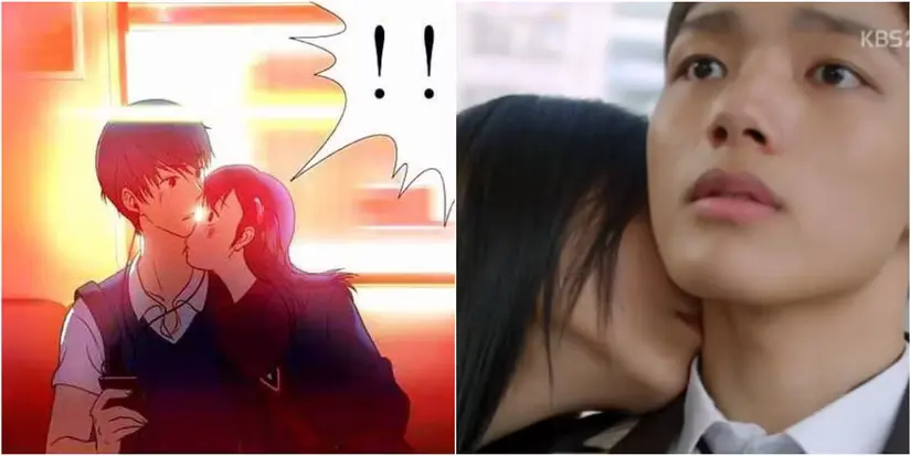 1. Orange Marmalade’s Famous Train Kiss