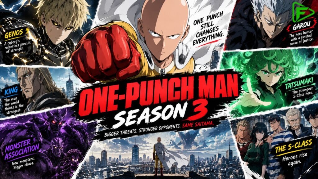 One-Punch Man Season 3: Release Schedule, Episodes and Story Guide