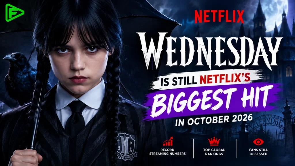Wednesday Remains Netflix's Biggest Hit in October 2026, but the Numbers Tell Two Stories