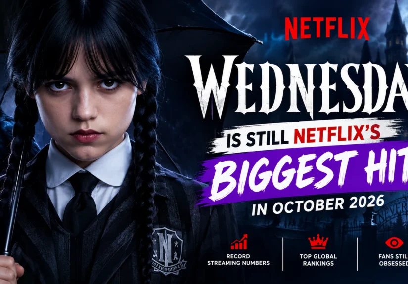 Wednesday Remains Netflix's Biggest Hit in October 2026, but the Numbers Tell Two Stories